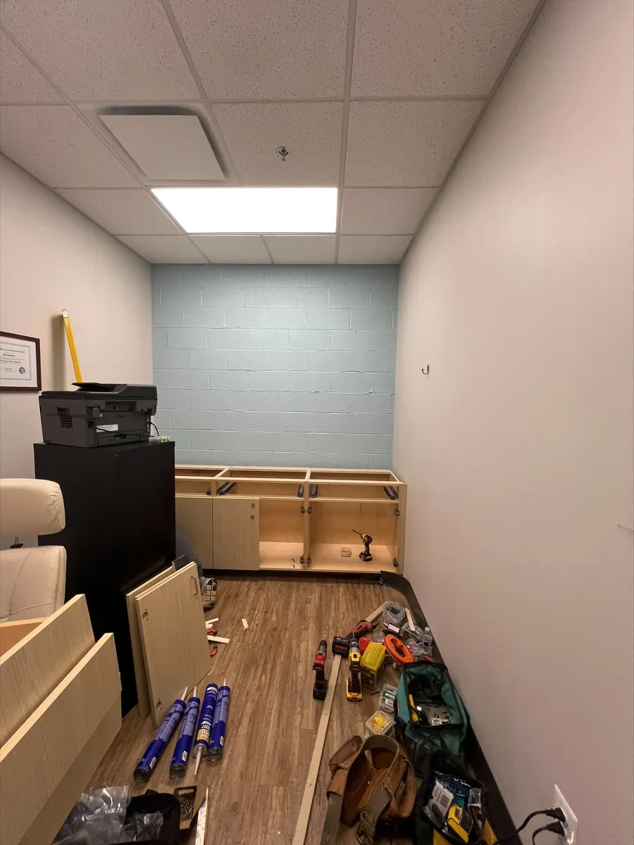 Cabinet remodel by Franklin Services LLC in Gaithersburg, Maryland